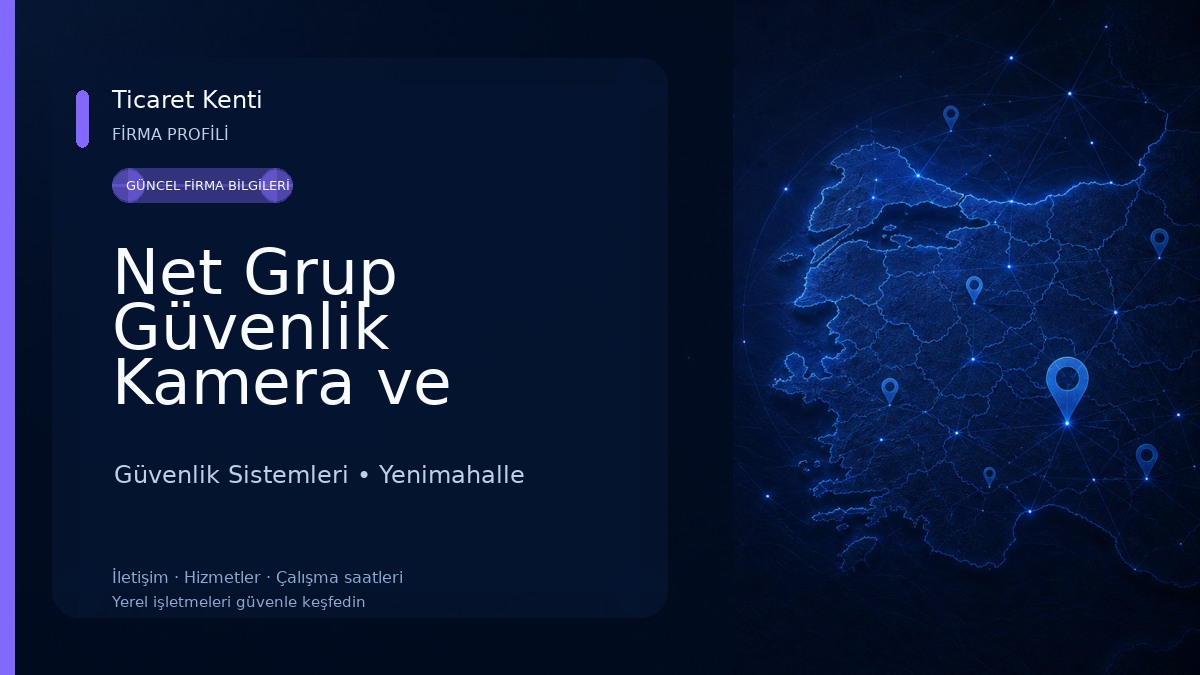 Net Grup Güvenlik Kamera ve Geçiş Kontrol Sistemleri Güvenlik Sistemleri