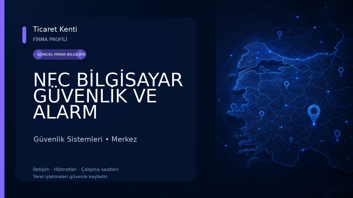 NFC BİLGİSAYAR GÜVENLİK VE ALARM SİSTEMLERİ Güvenlik Sistemleri