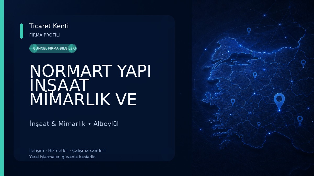 NORMART YAPI İNŞAAT MİMARLIK VE DIŞ TİCARET LTD. ŞTİ. İnşaat & Mimarlık