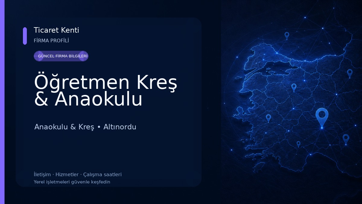 Öğretmen Kreş & Anaokulu