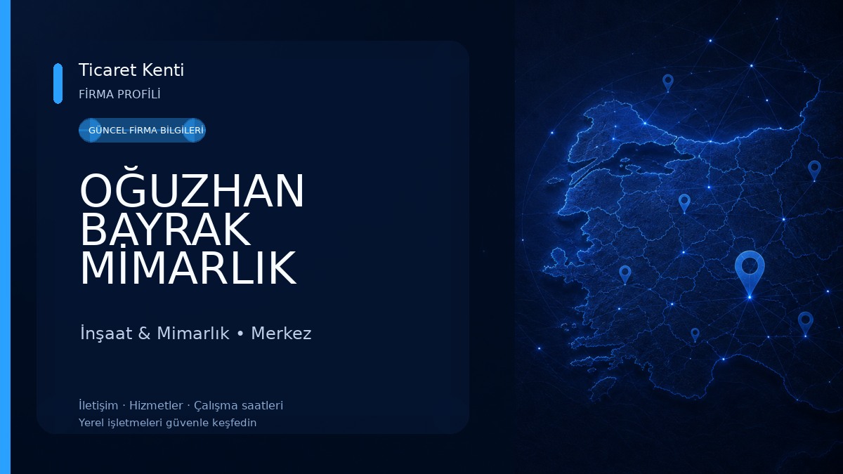OĞUZHAN BAYRAK MİMARLIK /PLAN-PROJE-İÇ MEKAN TASARIM-RENDER- TÜM MİMARLIK HİZMETLERİ İnşaat & Mimarlık