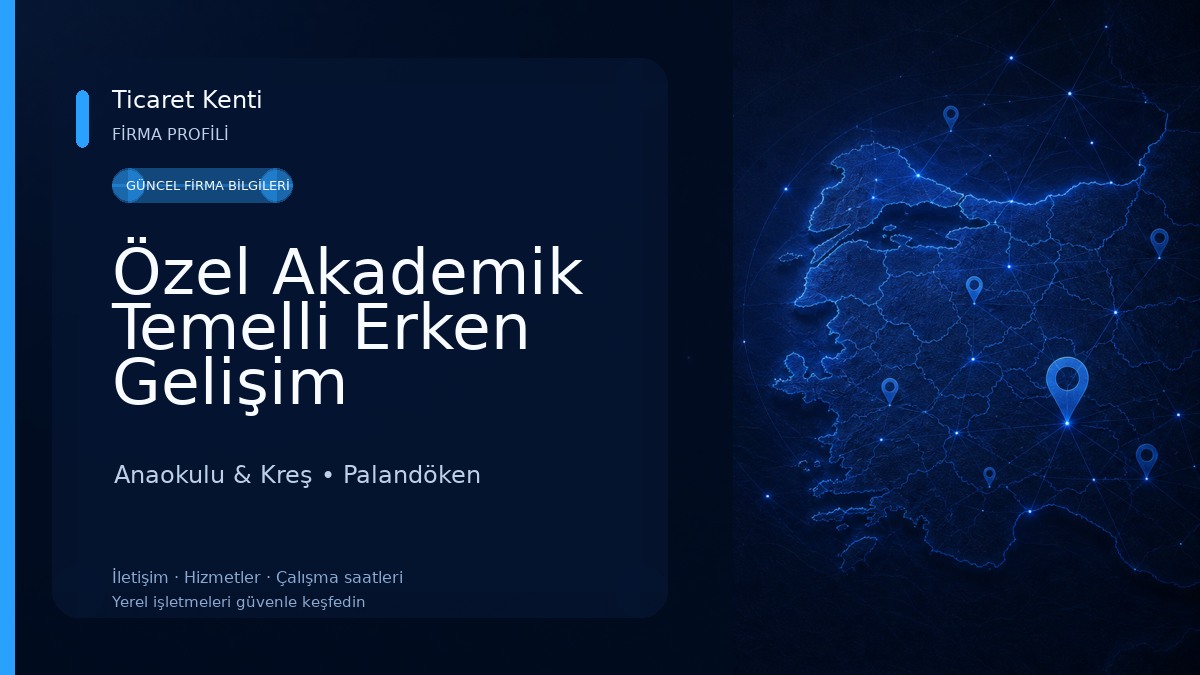 Özel Akademik Temelli Erken Gelişim Anaokulu Anaokulu & Kreş