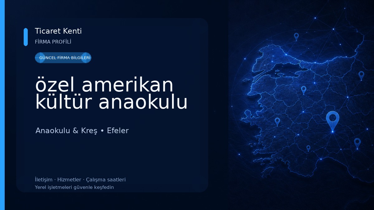 özel amerikan kültür anaokulu