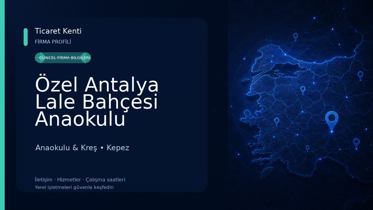 Özel Antalya Lale Bahçesi Anaokulu Anaokulu & Kreş