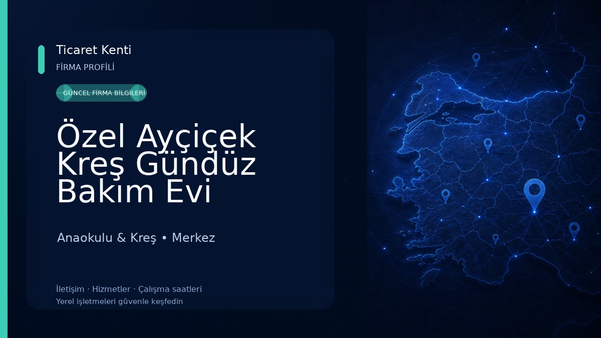 Özel Ayçiçek Kreş Gündüz Bakım Evi Anaokulu & Kreş