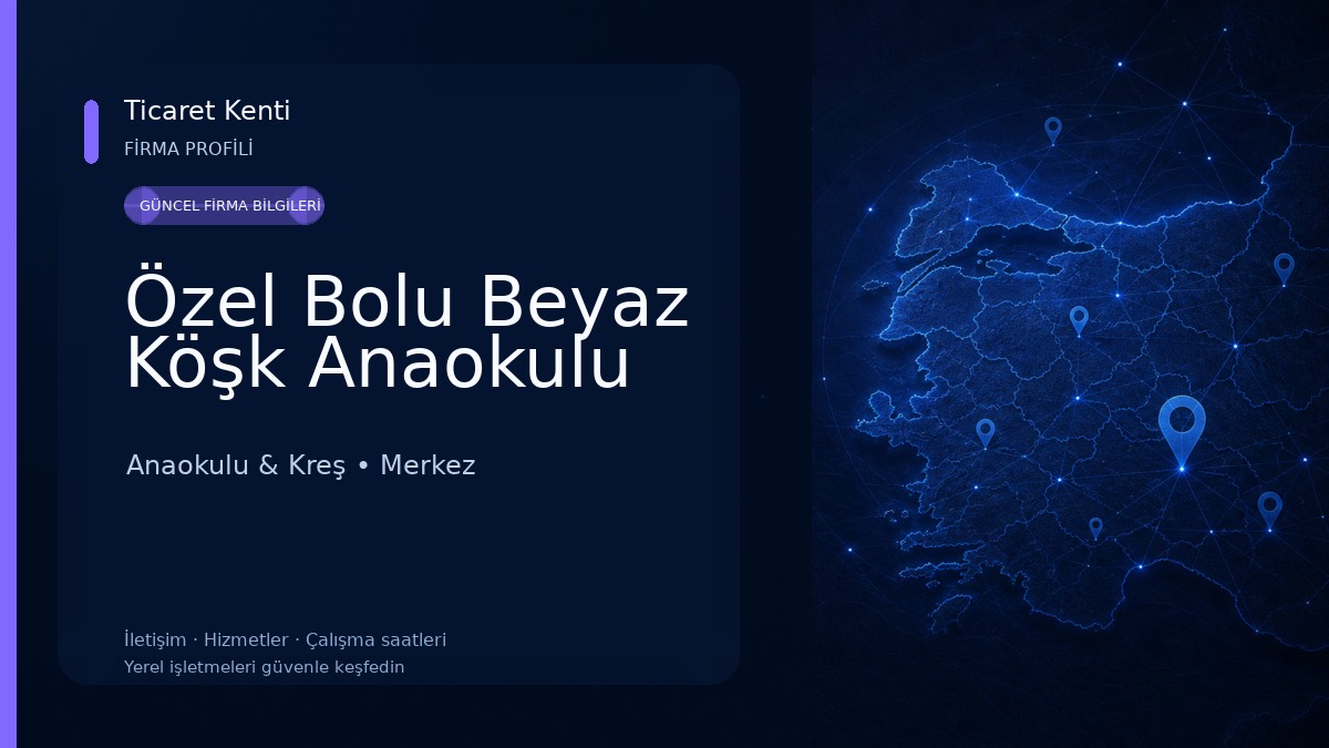 Özel Bolu Beyaz Köşk Anaokulu Anaokulu & Kreş