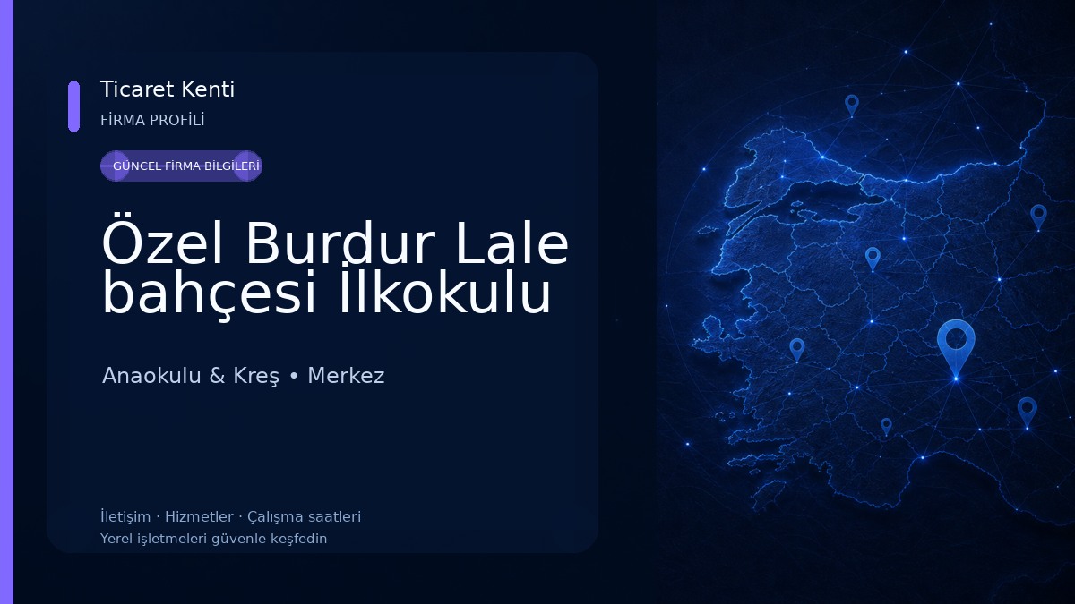 Özel Burdur Lale bahçesi İlkokulu