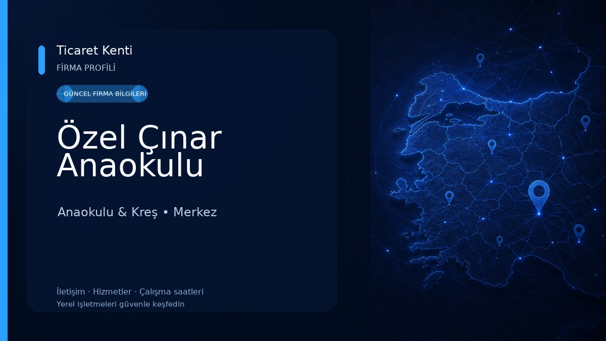 Özel Çınar Anaokulu Anaokulu & Kreş