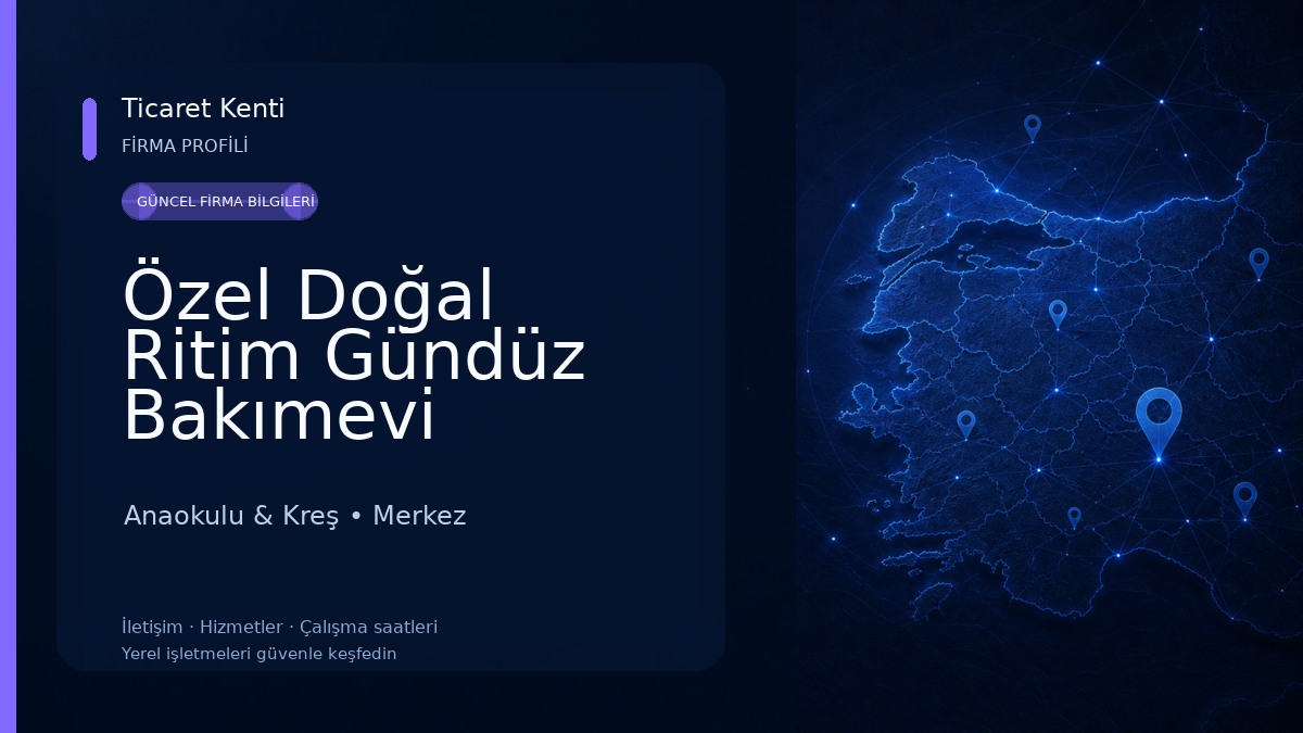 Özel Doğal Ritim Gündüz Bakımevi Anaokulu & Kreş