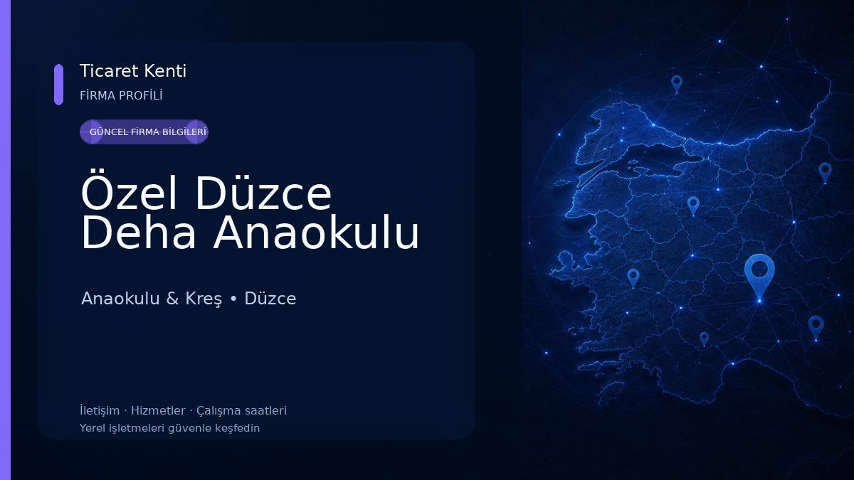 Özel Düzce Deha Anaokulu Anaokulu & Kreş