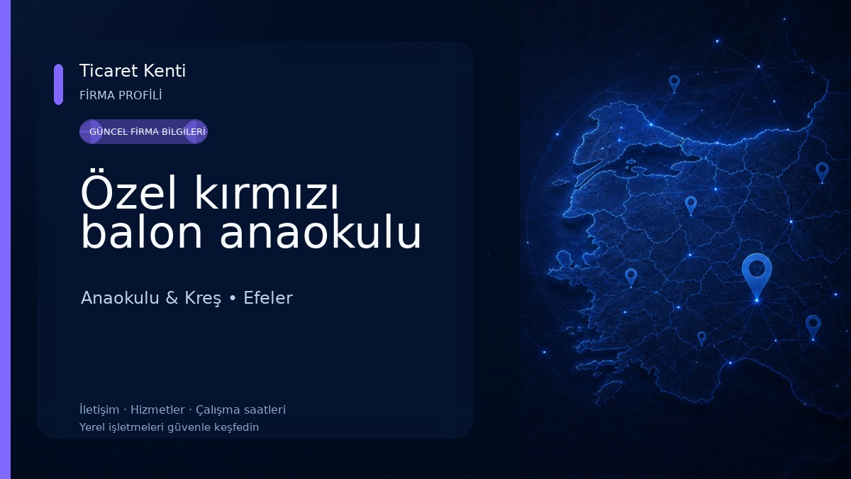 Özel kırmızı balon anaokulu Anaokulu & Kreş