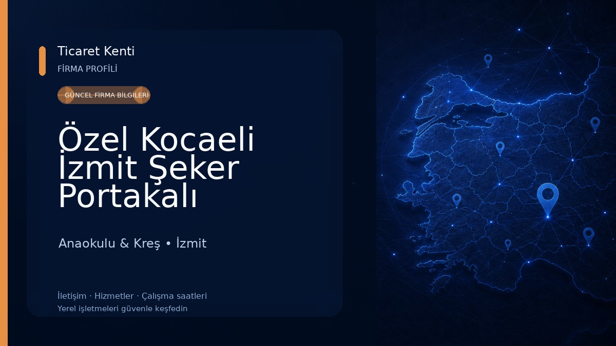 Özel Kocaeli İzmit Şeker Portakalı Anaokulu Anaokulu & Kreş