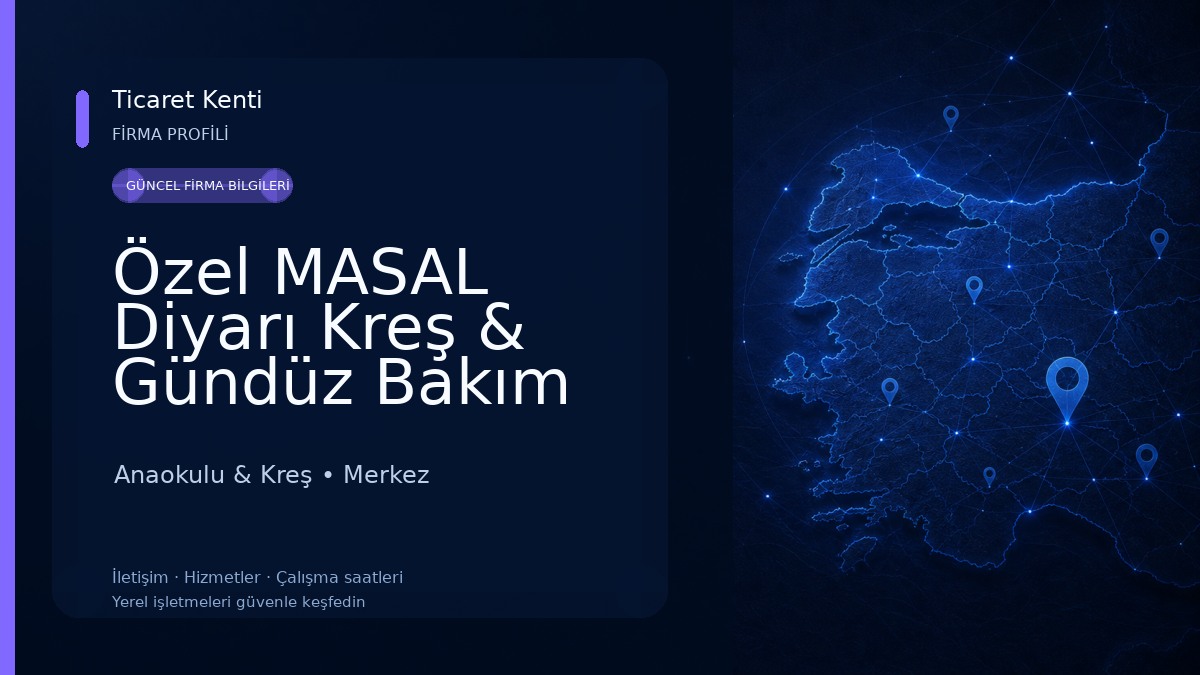 Özel MASAL Diyarı Kreş & Gündüz Bakım Evi Anaokulu & Kreş