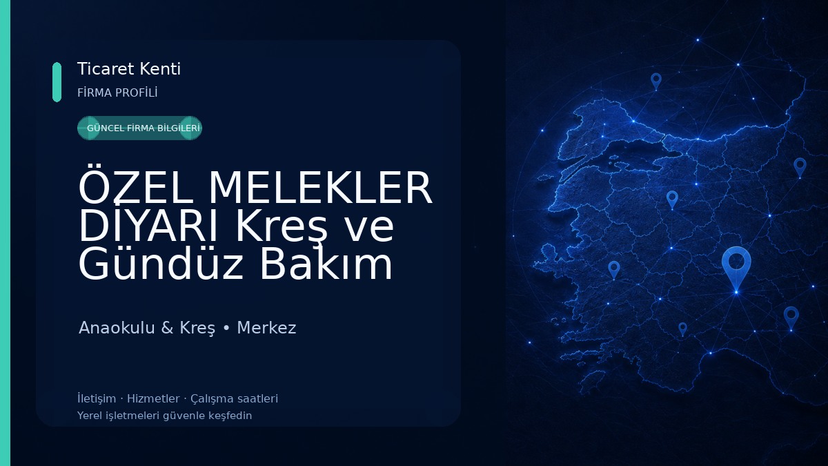 ÖZEL MELEKLER DİYARI Kreş ve Gündüz Bakım Evi