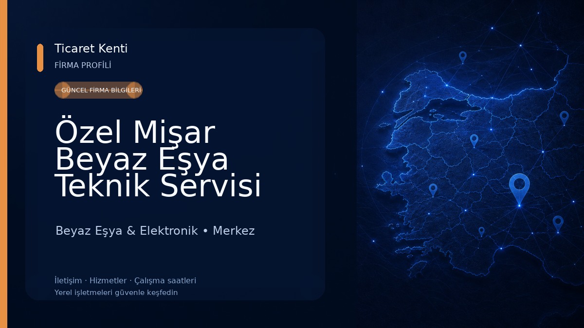 Özel Mişar Beyaz Eşya Teknik Servisi Beyaz Eşya & Elektronik