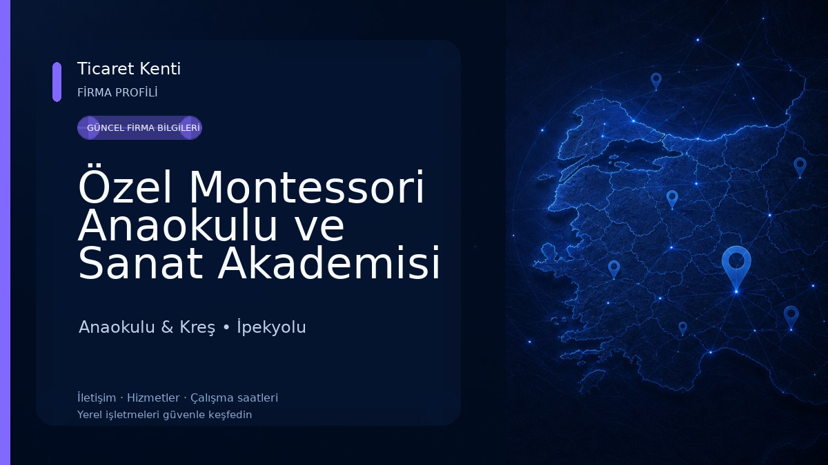 Özel Montessori Anaokulu ve Sanat Akademisi Anaokulu & Kreş