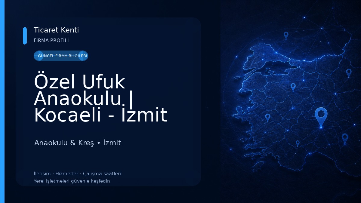 Özel Ufuk Anaokulu | Kocaeli - İzmit Anaokulu Anaokulu & Kreş