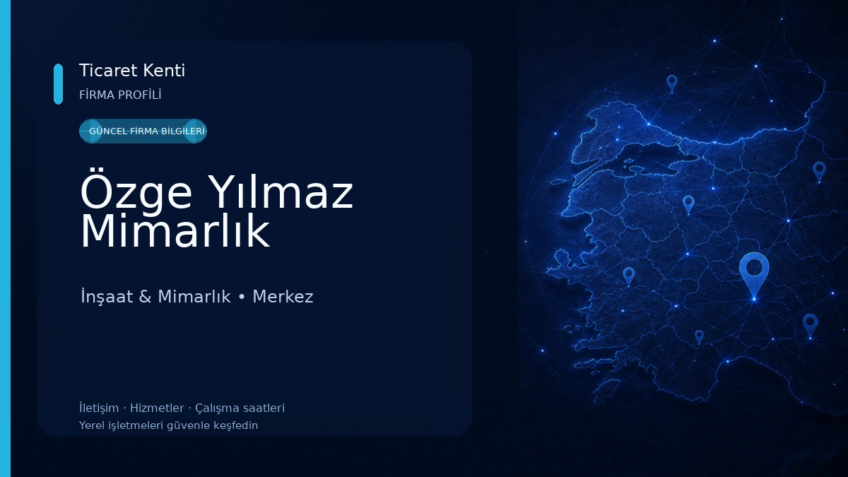 Özge Yılmaz Mimarlık İnşaat & Mimarlık