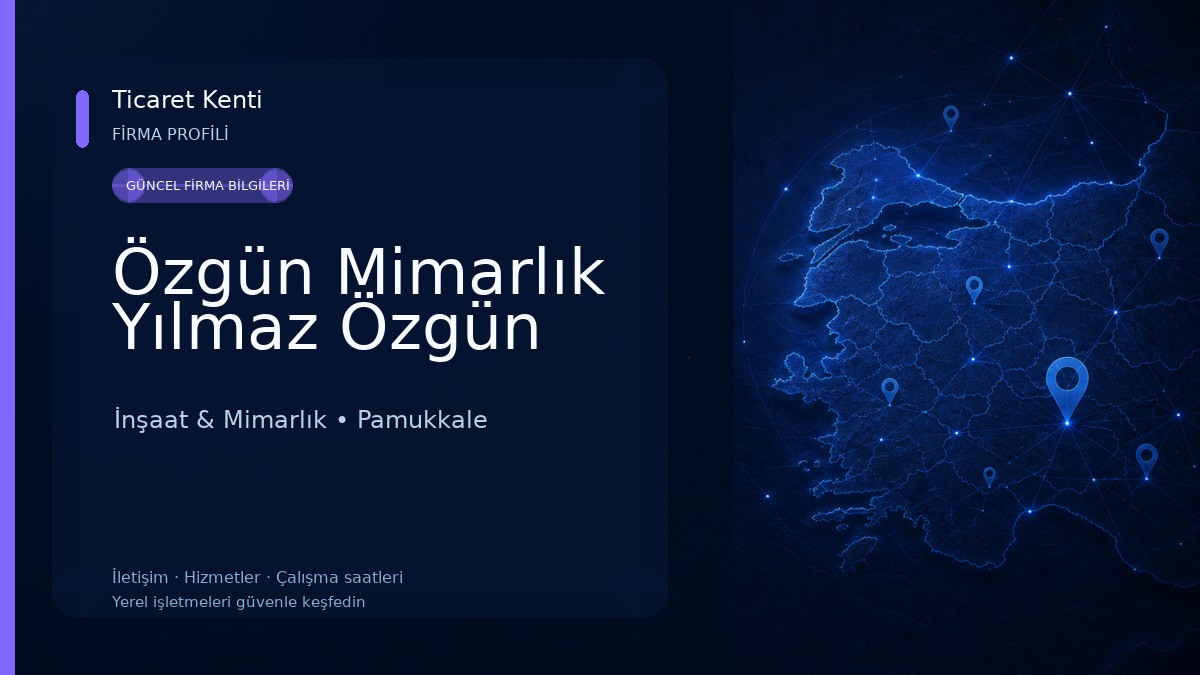 Özgün Mimarlık Yılmaz Özgün