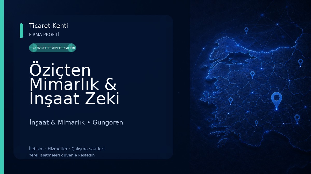 Öziçten Mimarlık & İnşaat Zeki Öziçten İnşaat & Mimarlık