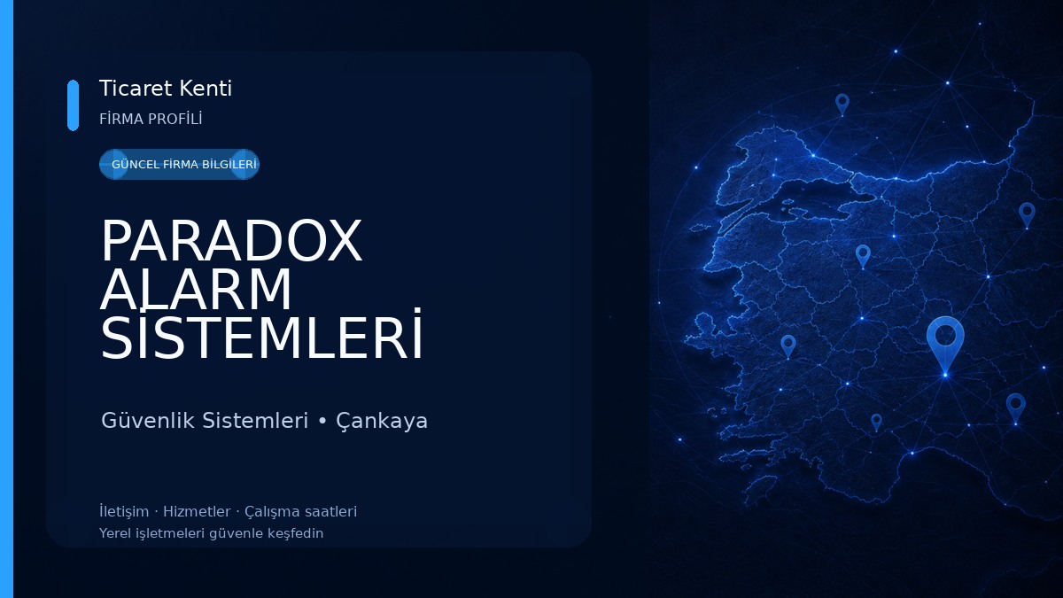 PARADOX ALARM SİSTEMLERİ SATIŞ SERVİS Güvenlik Sistemleri