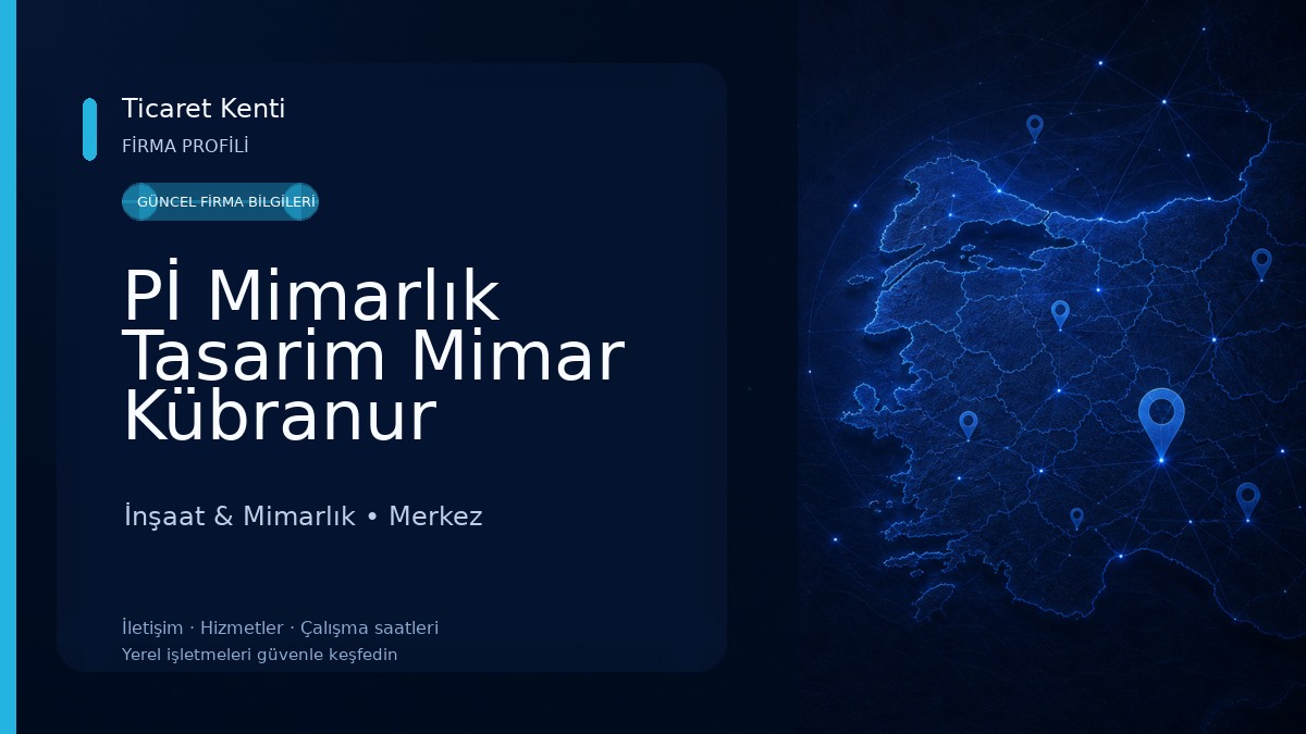 Pİ Mimarlık Tasarim Mimar Kübranur