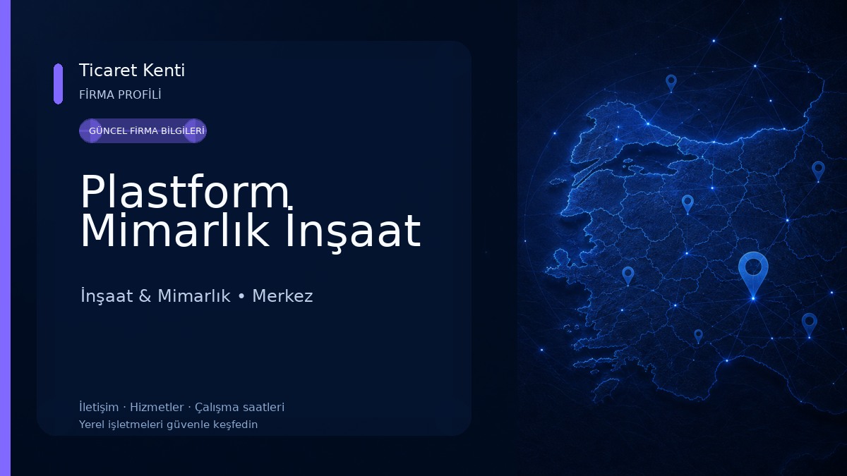 Plastform Mimarlık İnşaat İnşaat & Mimarlık