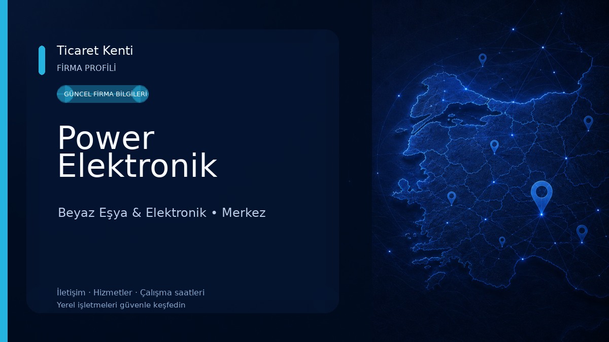 Power Elektronik Beyaz Eşya & Elektronik