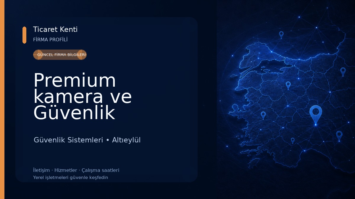 Premium kamera ve Güvenlik sistemleri