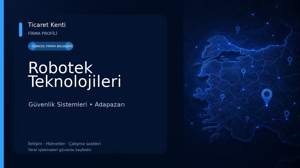 Robotek Teknolojileri Güvenlik Sistemleri
