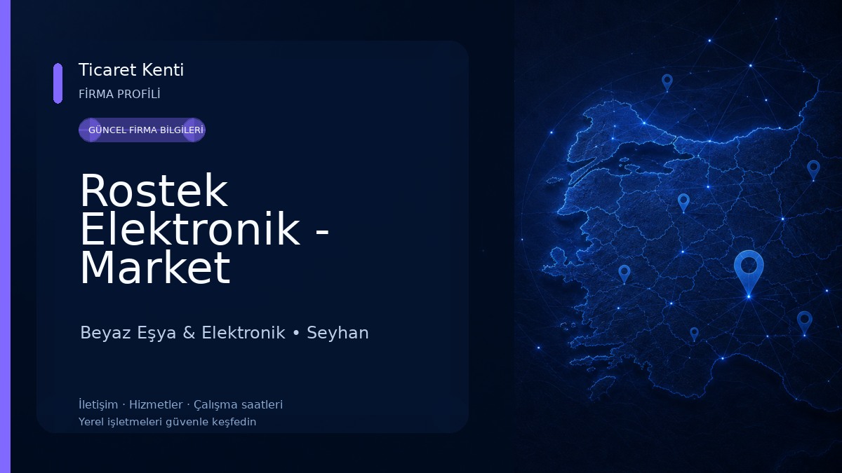Rostek Elektronik - Market Beyaz Eşya & Elektronik