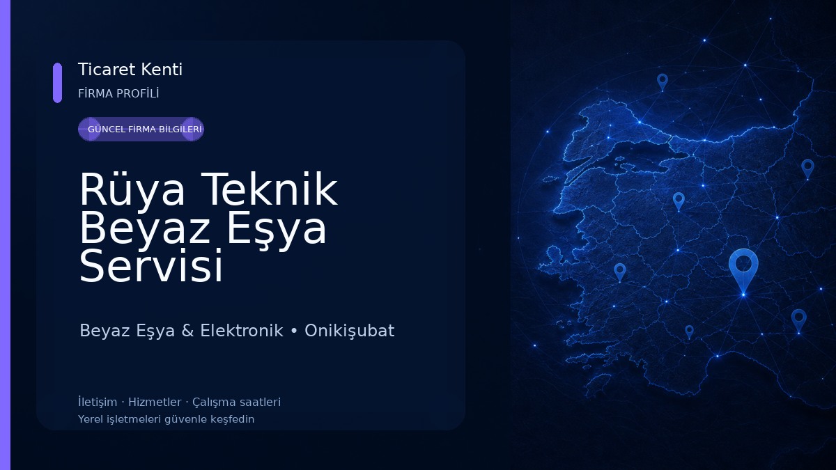 Rüya Teknik Beyaz Eşya Servisi