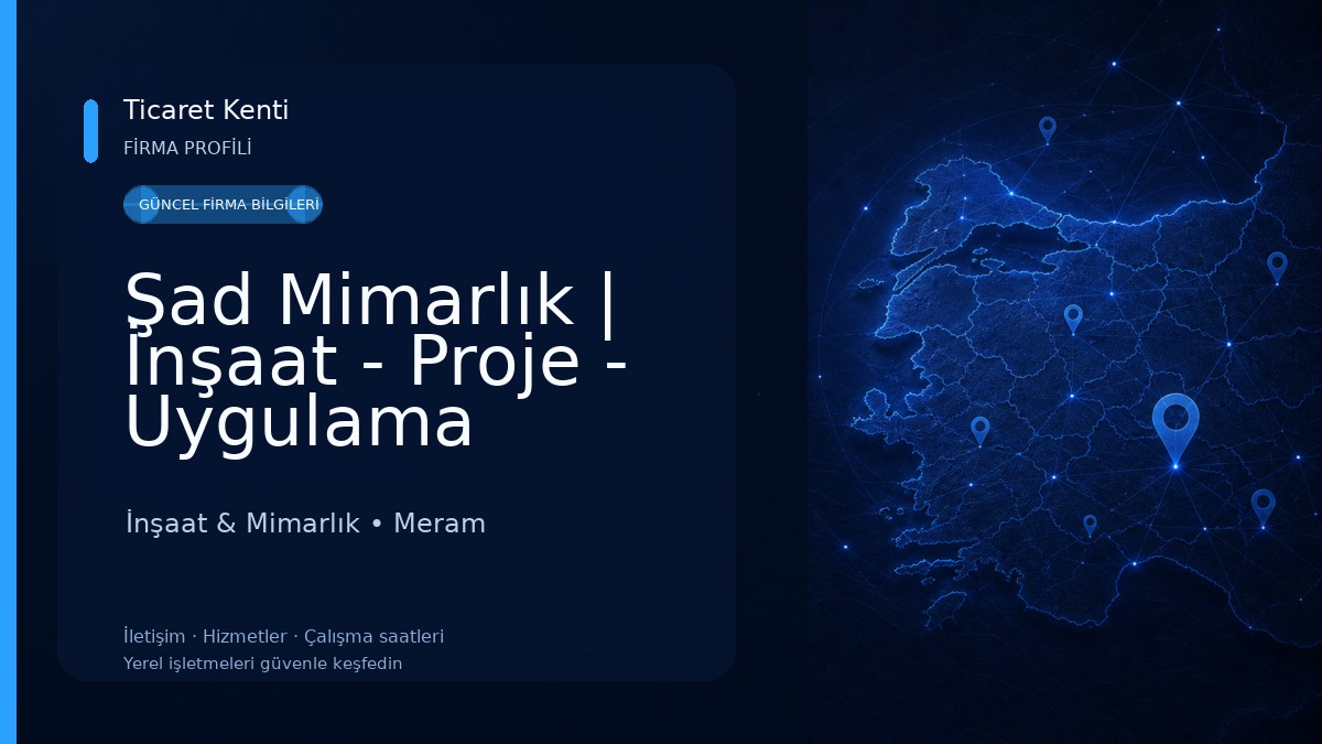 Şad Mimarlık | İnşaat - Proje - Uygulama İnşaat & Mimarlık