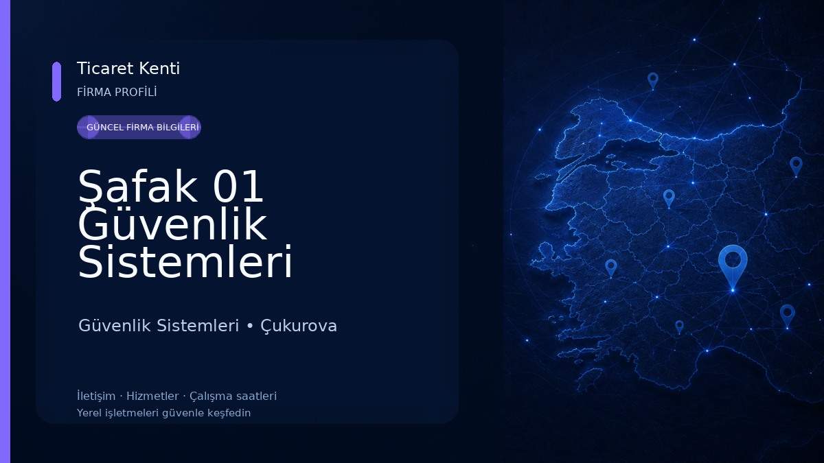 Şafak 01 Güvenlik Sistemleri Güvenlik Sistemleri