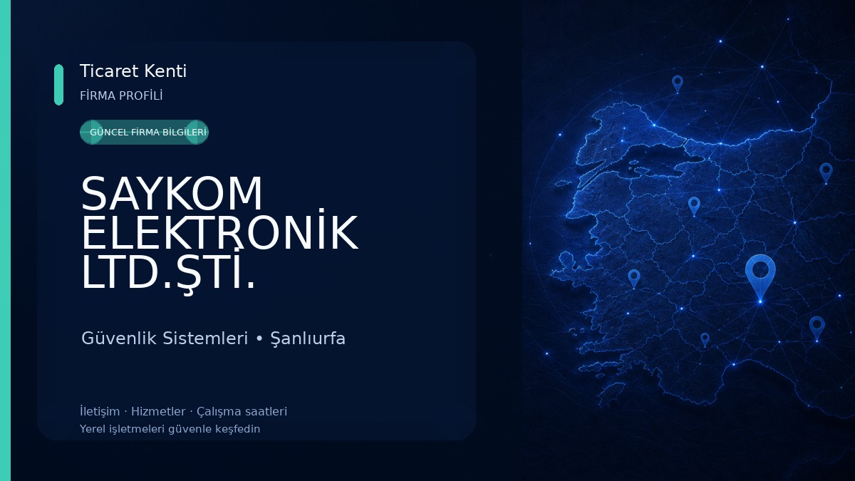 SAYKOM ELEKTRONİK LTD.ŞTİ. Güvenlik Sistemleri