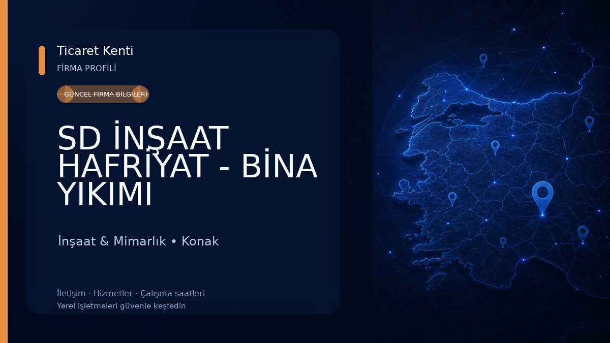 SD İNŞAAT HAFRİYAT - BİNA YIKIMI