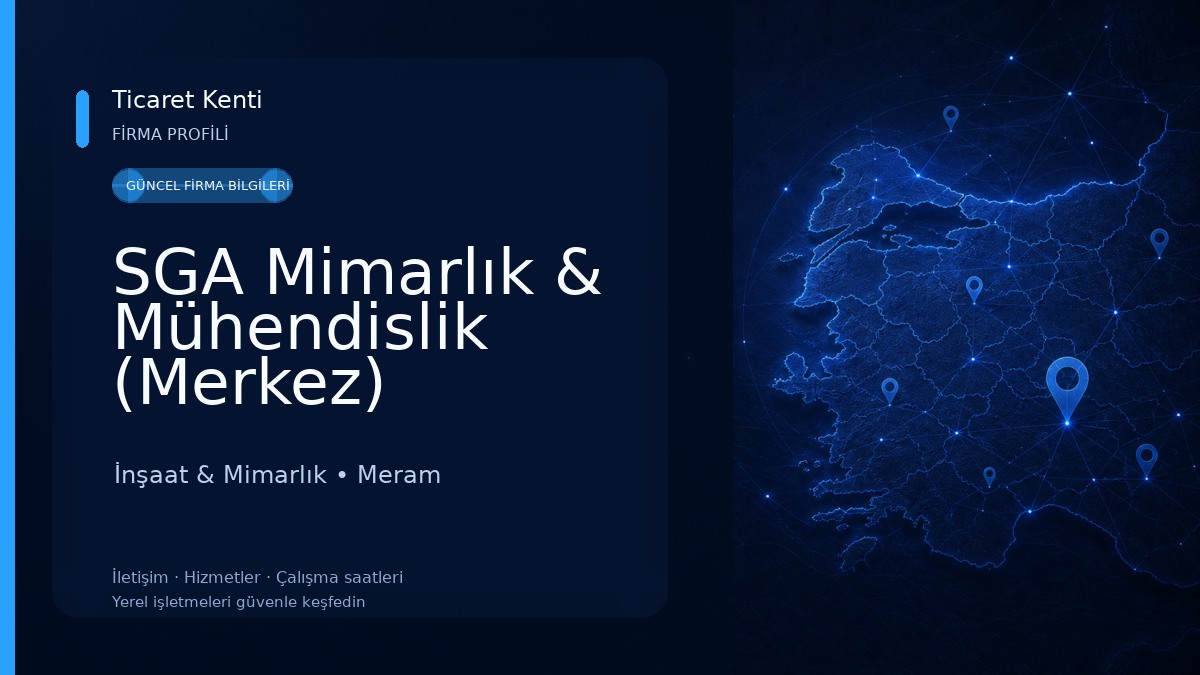 SGA Mimarlık & Mühendislik (Merkez) İnşaat & Mimarlık