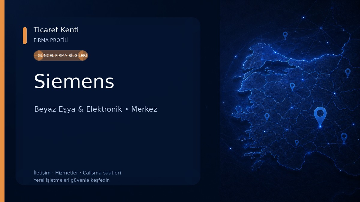 Siemens Beyaz Eşya & Elektronik