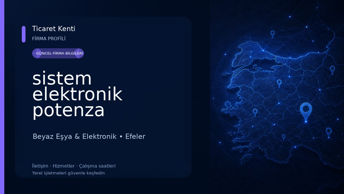 sistem elektronik potenza Beyaz Eşya & Elektronik