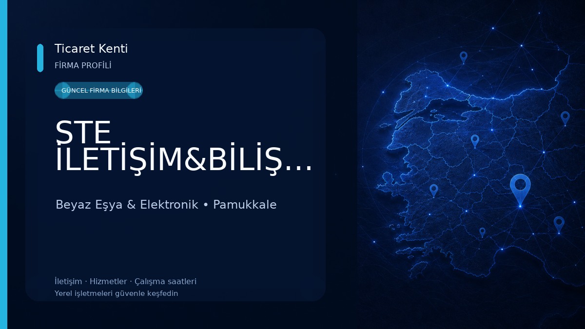 STE İLETİŞİM&BİLİŞİM Beyaz Eşya & Elektronik