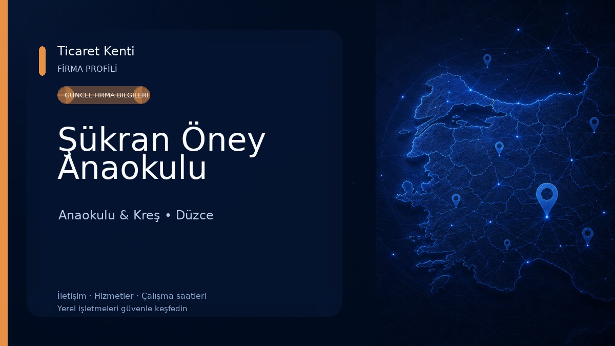 Şükran Öney Anaokulu Anaokulu & Kreş