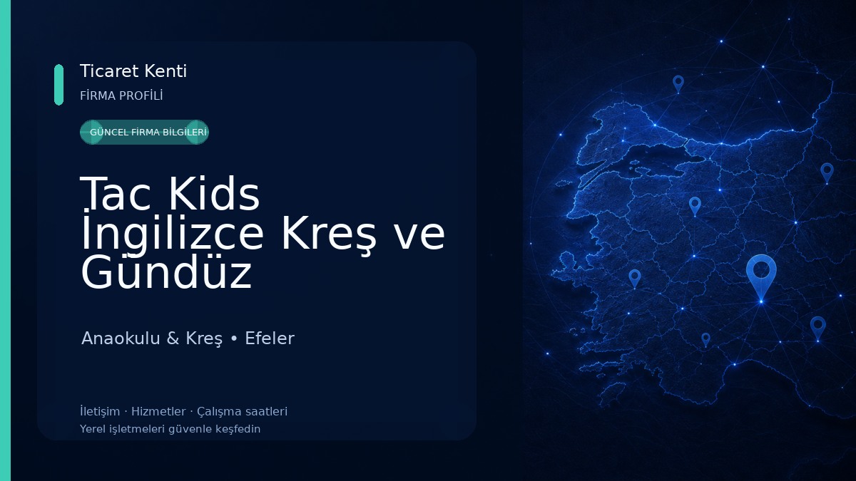 Tac Kids İngilizce Kreş ve Gündüz Bakımevi Anaokulu & Kreş
