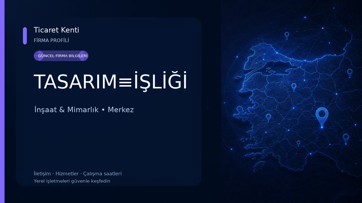 TASARIM≡İŞLİĞİ İnşaat & Mimarlık