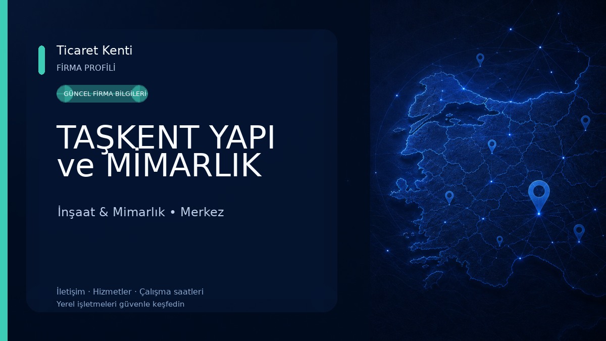 TAŞKENT YAPI ve MİMARLIK