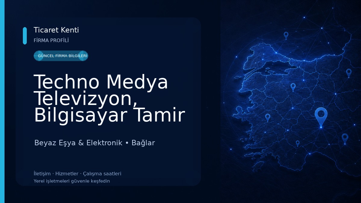 Techno Medya Televizyon, Bilgisayar Tamir Uydu Çanak Kurulum Güvenlik Kamera Sistemleri Beyaz Eşya & Elektronik