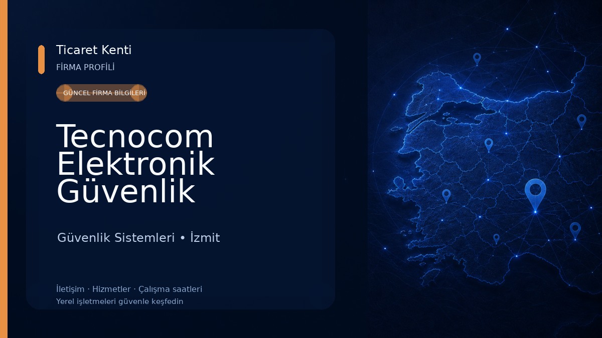 Tecnocom Elektronik Güvenlik Sistemleri