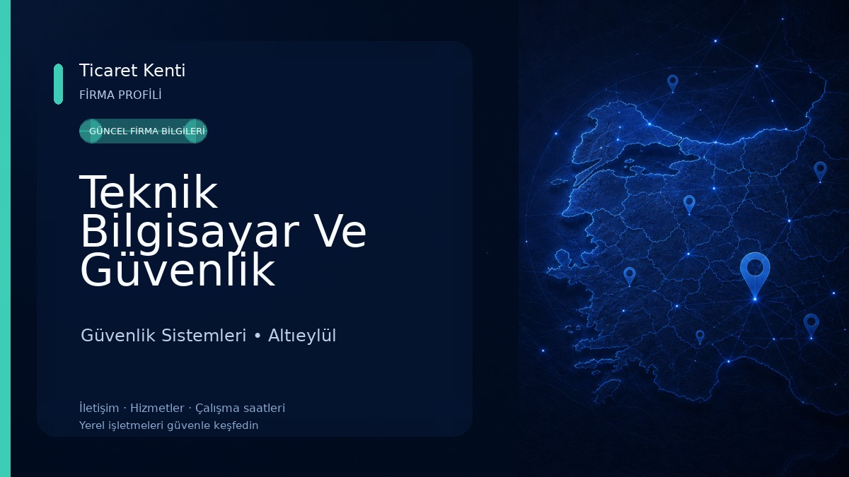 Teknik Bilgisayar Ve Güvenlik Sistemleri
