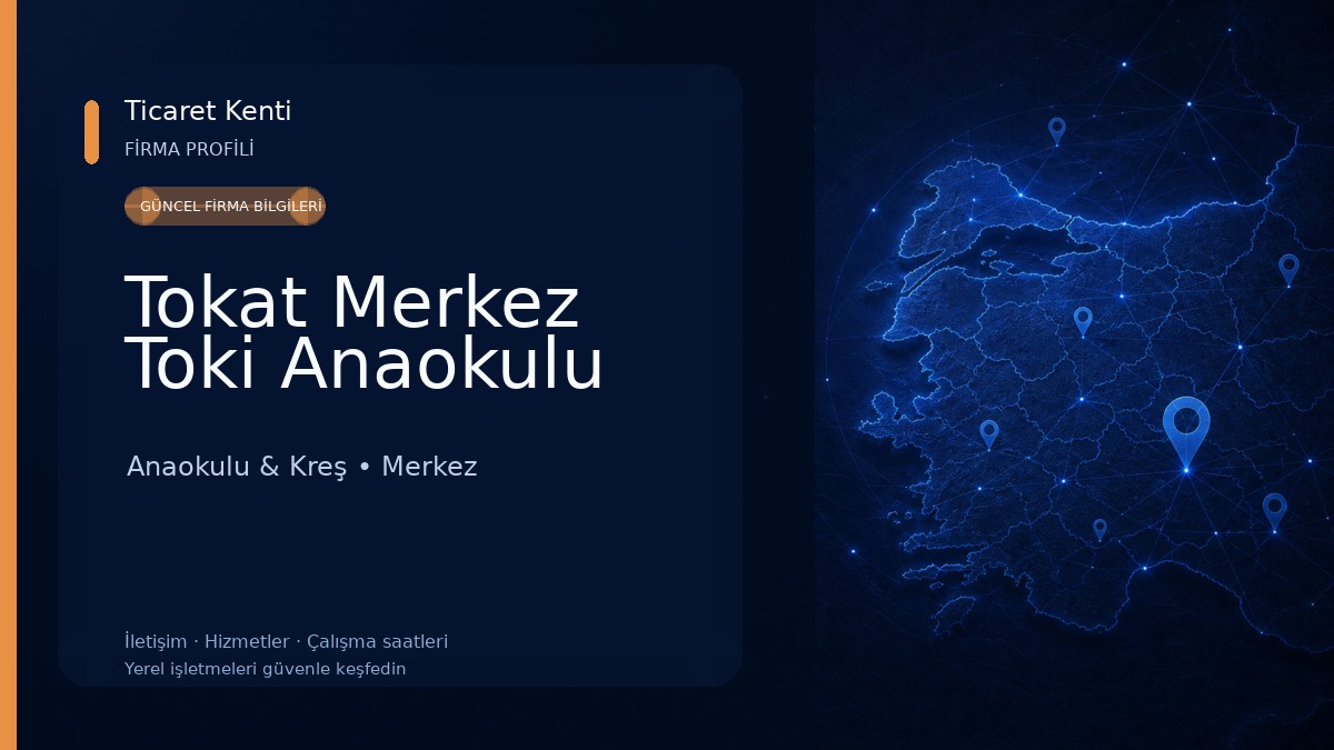 Tokat Merkez Toki Anaokulu