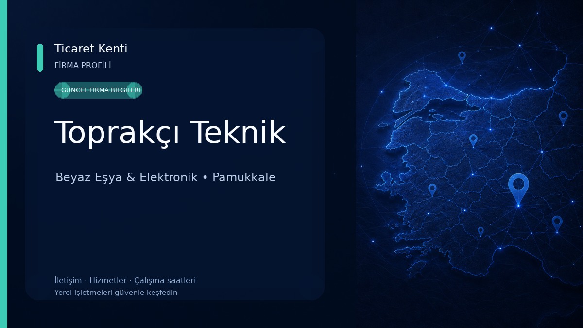 Toprakçı Teknik Beyaz Eşya & Elektronik