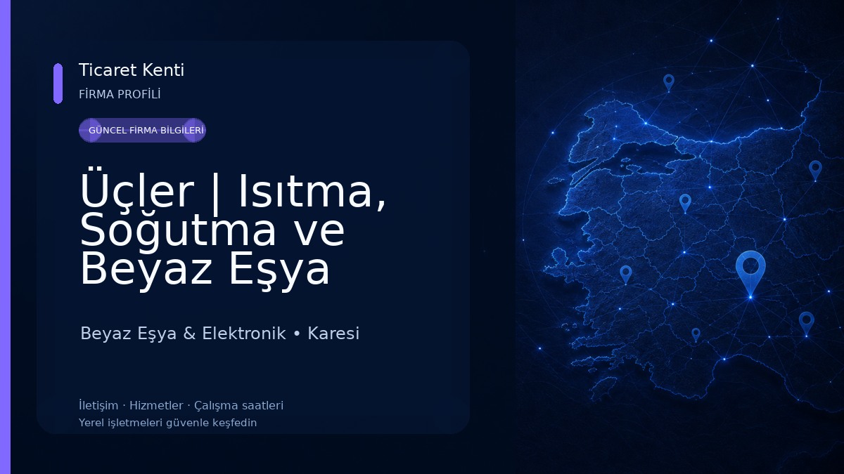 Üçler | Isıtma, Soğutma ve Beyaz Eşya Yedek Parça Beyaz Eşya & Elektronik